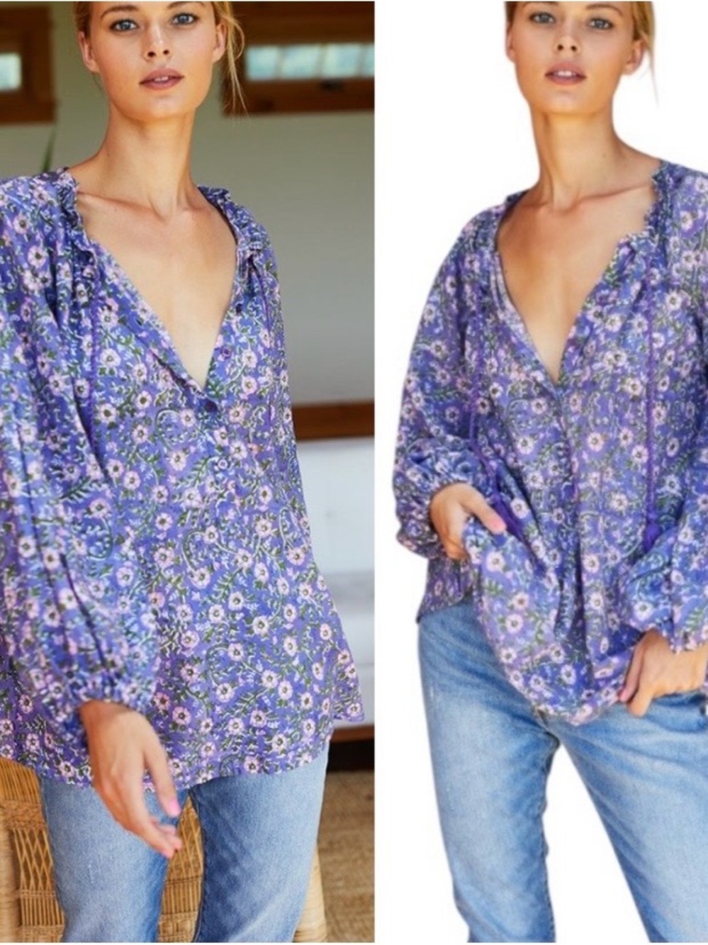 Emerson Fry Bardot Iris
Wildflower Purple Floral Print Small